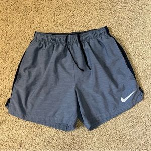Blue Nike 5” Running Shorts w/Brief Liner